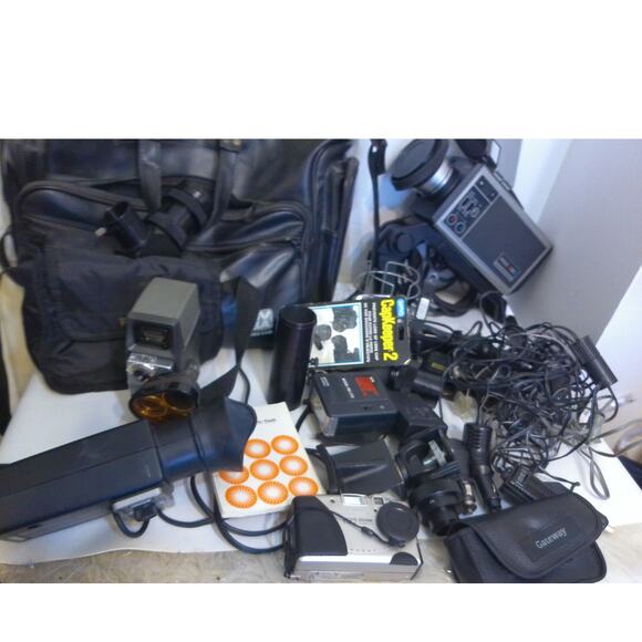 Vintage Cameras Telescope and Photography Parts Giant Lot - Picture 1 of 10